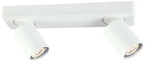 Σποτ Φωτιστικό Οροφής ELITIS 32Χ7Χ11CM Δίφωτο GU10 ACA-RA302S32WH-Λευκό RA302S32WH