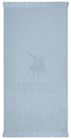 Πετσέτα Θαλάσσης 3636 Light Blue Greenwich Polo Club Beach 80x170cm 100% Βαμβάκι