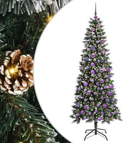 vidaXL Τεχνητό Χριστουγεννιάτικο Δέντρο με 300 LED Πράσινο 180 cm