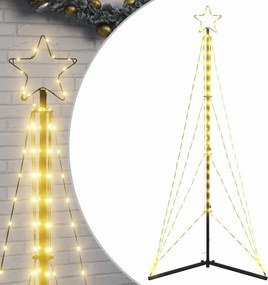 vidaXL Χριστουγεννιάτικο δέντρο LED 363 LED Θερμό Λευκό 182 εκ.