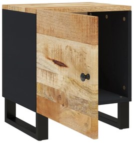 vidaXL Κομοδίνο 40 x 33 x 46 εκ. από Μασίφ Ξύλο Μάνγκο