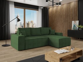 Γωνιακός καναπές Malaga mini I-Prasino-Δεξιά