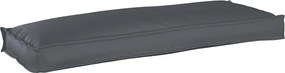 vidaXL Μαξιλάρι Ανθρακί 110 x 40 x 8 εκ Ύφασμα Όξφορντ