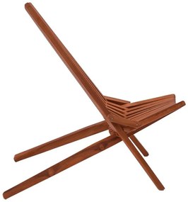 Καρέκλα - Πολυθρόνα Phoenox πτυσσόμενη φυσικό teak ξύλο 101x63x80 εκ. 65x90x87 εκ.