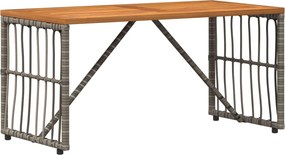 vidaXL Εξωτερικό Τραπέζι Γκρι 80 x 40 x 40 cm