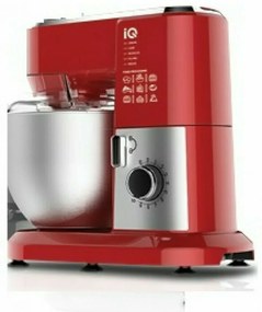 IQ EM-535 Κουζινομηχανή 1300W με Ανοξείδωτο Κάδο 6lt Κόκκινη