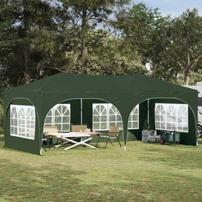 vidaXL Αυτοσχέδιο Μόρφωση 574 x 289 x 245 cm Πράσινο Ύφασμα Όξφορντ