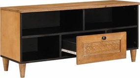 vidaXL Ντουλάπι TV 100 x 33 x 46 εκ Στερεό ξύλο μάνγκο