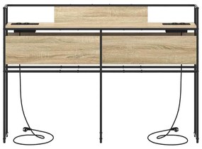 vidaXL Κεφαλάρι Αποθήκης Sonoma Δρυς 140 cm Επεξεργασμένο ξύλο