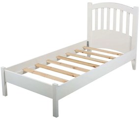 Κρεβάτι Nil Modern Country (Για Στρώμα 90x200cm) 524ADS1528 90x200x98cm White Μονό