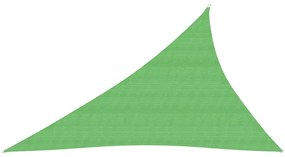 Πανί Σκίασης Ανοιχτό Πράσινο 4 x 5 x 6,8 μ. από HDPE 160 γρ./μ²