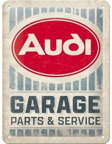 Μεταλλική πινακίδα Audi - Garage Parts & Service