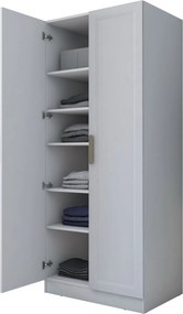Ντουλάπα Λευκό BROCRA 90x57.5x210