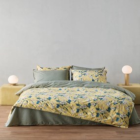 Μαξιλαροθήκες Tesoro 28 (Σετ 2τμχ) Yellow Kentia 50Χ70 100% Πενιέ Βαμβάκι
