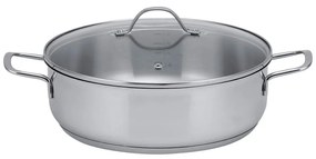 Κατσαρόλα Ρηχή Superior 60.000.30 30x9cm 6Lt Inox Cryspo Trio 30cm Ανοξείδωτο Ατσάλι