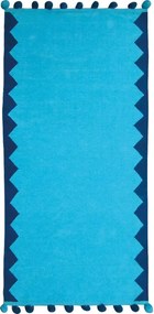 ΧΑΛΙ POM POM BLUE - 140cm x 200cm - 2002356 - 2002356