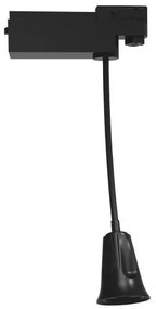 Σποτ Φωτιστικό Ράγας Ρυθμιζόμενο LED 12W IP20 4000K Spotlight-5938-Μαύρο 5938