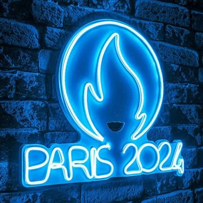 Διακοσμητικό Φωτιστικό Τοίχου Paris 2024 395NGR2420 50x2x40cm Led 240lm 36W 7500K Blue Wallity