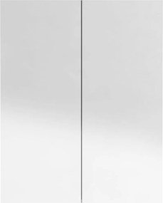 vidaXL Ντουλάπι Μπάνιου με Καθρέφτη Γκρι 60 x 15 x 75 εκ. από MDF