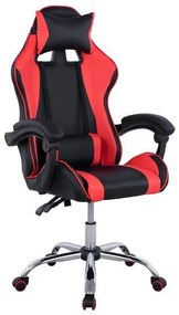 Office Chair HM1145.01 Black-Red 65x63x124 cm