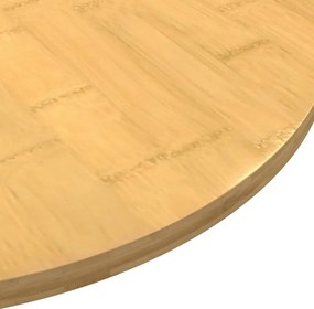 vidaXL Επιφάνεια Τραπεζιού Ø70x1,5 από Μπαμπού