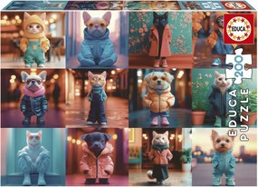 Παζλ Educa 20219 Fashion Animals