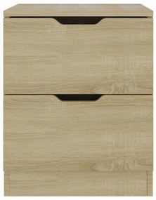 vidaXL Κομοδίνα 2 τεμ. Sonoma Δρυς 40 x 40 x 50 εκ. από Επεξεργ. Ξύλο
