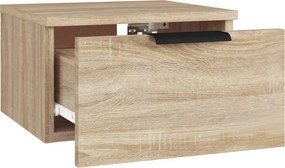 vidaXL Κομοδίνα Επιτοίχιο Sonoma Δρυς 34 x 30 x 20 εκ.