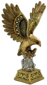 Διακοσμητικός Αετός Πολυεστερικός Χρυσός Royal Art 19x34εκ. LAN8/30GL
