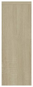 vidaXL Ραφιέρα Τοίχου Sonoma Δρυς 45 x 16 x 45 εκ. από Επεξ. Ξύλο
