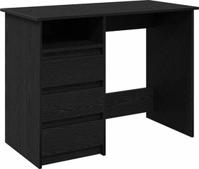 vidaXL Γραφείο Μαύρο 102x50x75 εκ. από Επεξεργασμένο Ξύλο