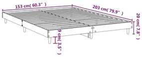 ΠΛΑΙΣΙΟ ΚΡΕΒΑΤΙΟΥ ΛΕΥΚΟ 160X200 ΕΚ. ΕΠΕΞΕΡΓΑΣΜΕΝΟ ΞΥΛΟ 832029