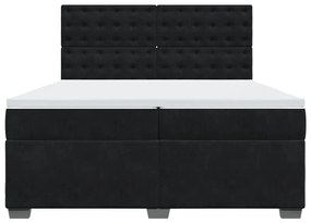 ΚΡΕΒΑΤΙ BOXSPRING ΜΕ ΣΤΡΩΜΑ ΜΑΥΡΟ 200X200 ΕΚ. ΒΕΛΟΥΔΙΝΟ 3293316