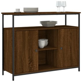 vidaXL Συρταριέρα Καφέ Δρυς 100x35x80 εκ. από Επεξεργασμένο Ξύλο