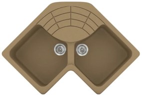 Sanitec Classic 310 Metallic Coffee Νεροχύτης