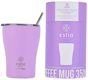 ESTIA ΘΕΡΜΟΣ COFFEE MUG SAVE THE AEGEAN 350ml LAVENDER PURPLE
