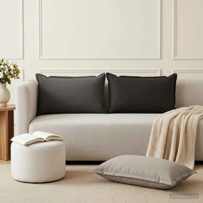 vidaXL Κάλυμμα Μαξιλαριού 6 τμχ. HOUTEN Ανθρακί 40 x 70 cm Πολυεστέρας