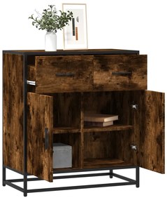 vidaXL Ντουλάπι Καπνιστή Δρυς 68x35x76 εκ. από Επεξεργασμένο Ξύλο