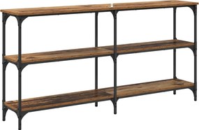 vidaXL Τραπέζι κονσόλας Παλιό Ξύλο 150 x 29 x 75 εκ