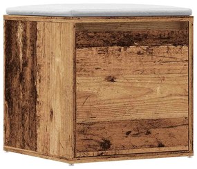 Συρτάρι-κουτί παλιό ξύλο 40,5x40x40 cm Ξύλο μηχανής