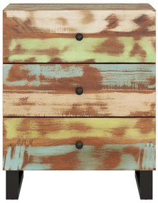 vidaXL Κομοδίνο 50 x 33 x 62 εκ. Μασίφ Ανακυκλωμένο Ξύλο & Επεξ. Ξύλο