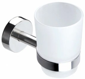Karag Uno 1501 Ποτηροθήκη Chrome Ανοξείδωτο Ατσάλι, Γυαλί