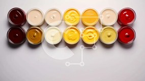 Σετ των 2 Intra Συλλεκτικό Ξύλινο Παζλ Plywood 4mm - Διάφορα καρυκεύματα στο τραπέζι Σε Ξύλινο Κουτί - Διαστάσεις: 10x10 cm – 25 κομμάτια