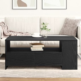 vidaXL Μαύρο Τραπεζάκι Σαλονιού 102x55x43.5 εκ Κατασκευασμένο από Μηχανικά Ξύλα