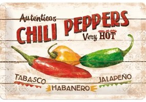 Μεταλλική πινακίδα Chili Peppers