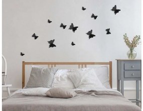 Αυτοκόλλητα Τοίχου Πεταλούδες Black Butterflies 3D 24002 Ango Dalber 24002 Μαύρο