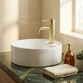 Sparke Miratto 01 Brushed Gold - Μπαταρία νιπτήρα