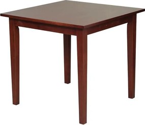 Τραπέζι Rallion-Καρυδί-80 x 80 x 74 εκ.