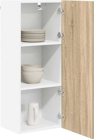 vidaXL Κρεμαστό ντουλάπι με αποθήκευση Δρύς Sonoma 40 x 31 x 100 εκ.