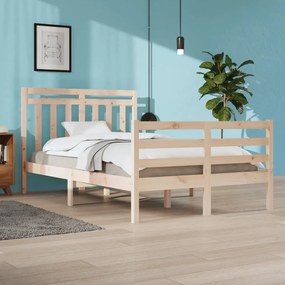 vidaXL Πλαίσιο Κρεβατιού 120 x 200 εκ. από Μασίφ Ξύλο